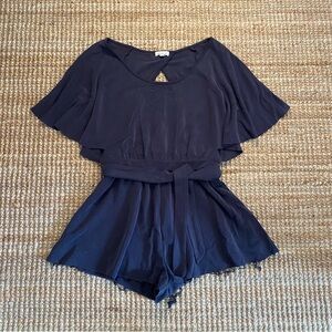 Urban Outfitters open-back romper with waist tie
